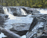 Looking Upriver From Ankose Campsite, 16x20, $500