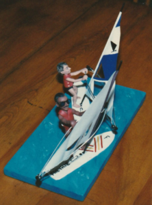 Windsailors from the right, Fimo