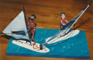 Windsailors from the front, Fimo