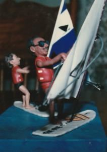 Windsailors closeup, Fimo